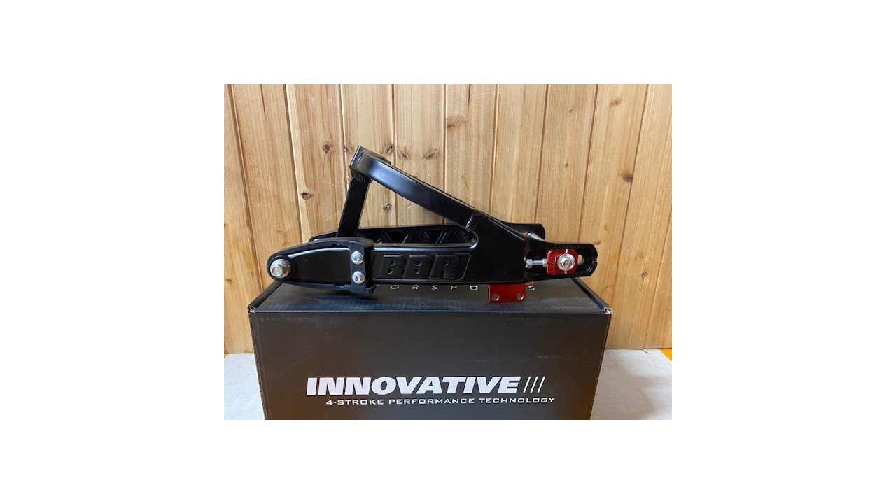 BBR Swingarm - Stock Comp Signature +1.75" - Black - Includes Chain Guide - KLX110/L - 2002-Present